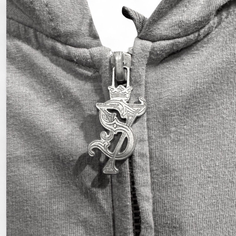 Seven7 Zip-Up Hoodie – Gray – Size L - Picture 3 of 8